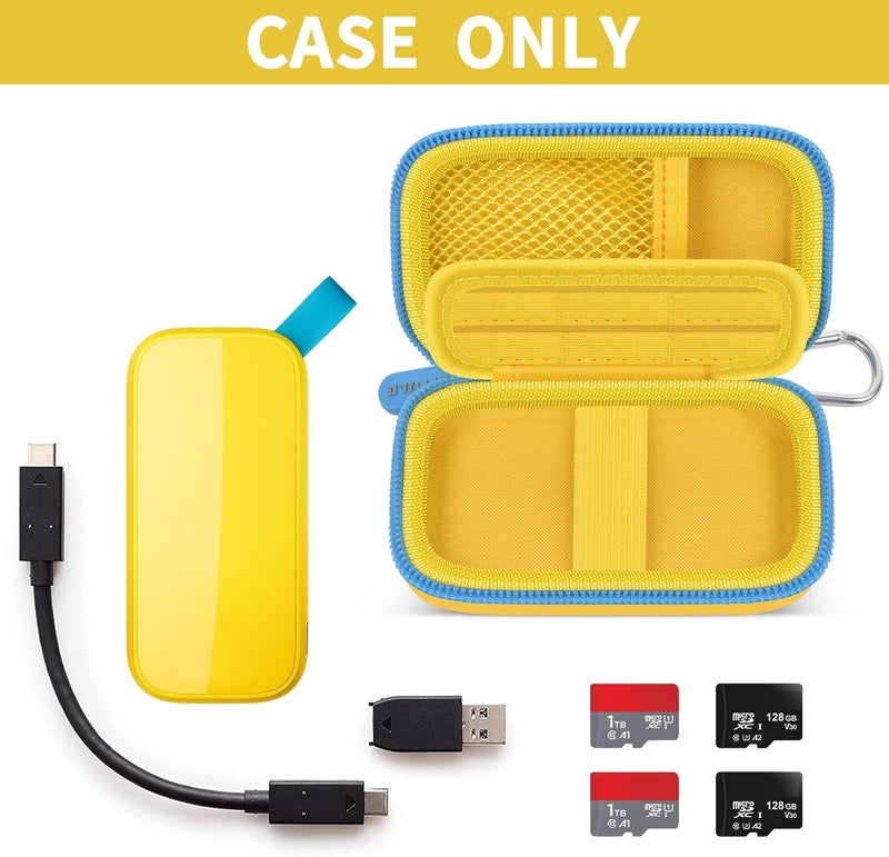 PAIYULE Hard Case Compatible for SanDisk 500GB/250GB/1TB/2TB Extreme Portable SSD - SDSSDE60-500G-G25 (Yellow) - Image 2